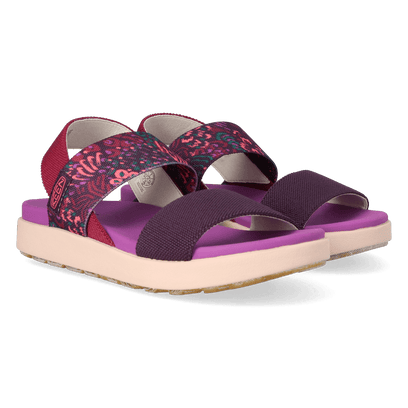 Elle Backstrap Dames Sandalen Beaujolais/Plum Perfect