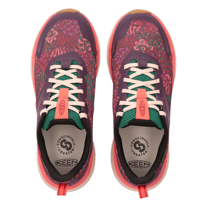 Leiki Speed Dames Wandelschoenen Plum Perfect/Floral