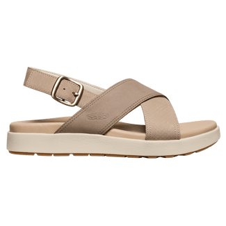 Elle Luxe Cross Strap Dames Sandalen Plaza Taupe/Brindle