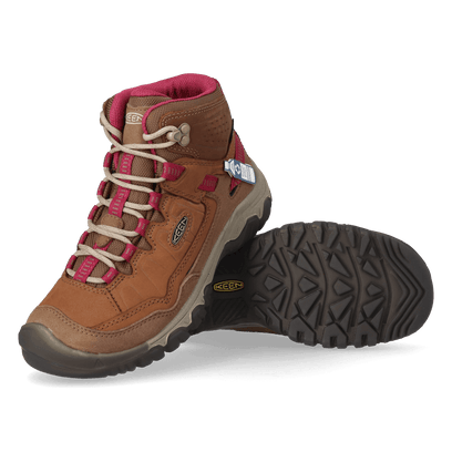 Targhee IV Mid Dames Wandelschoenen Bison/Beaujolais