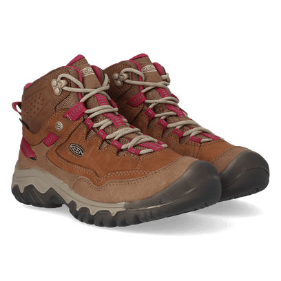 Targhee IV Mid Dames Wandelschoenen Bison/Beaujolais