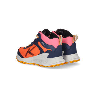 Zionic Mid Older Kids Wandelschoenen Naval Academy/Nasturtium