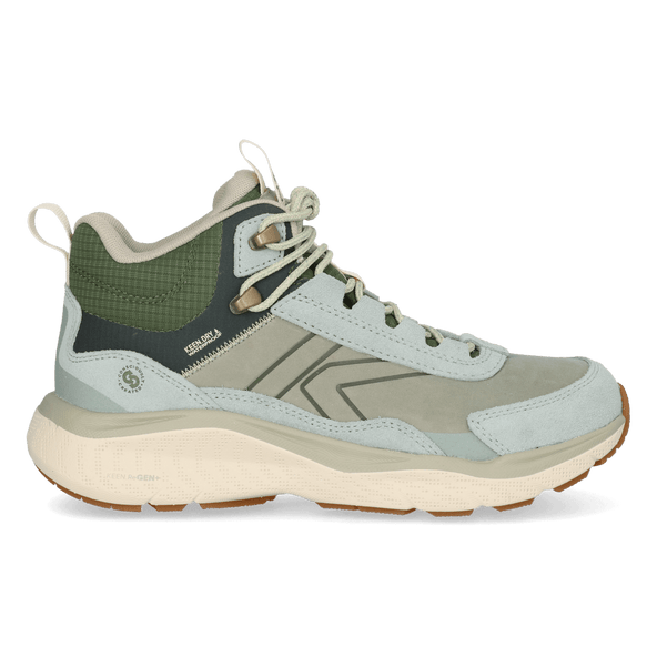 Leiki Mid Leather Dames Wandelschoenen Iceberg Green/Bronze Green