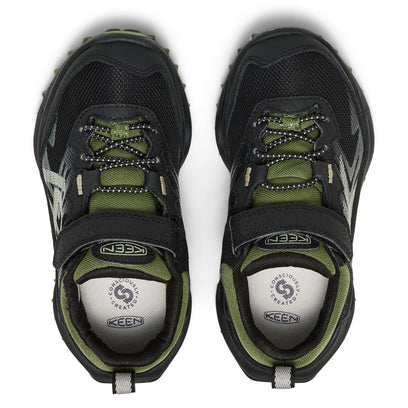 Zionic Younger Kids Wandelschoenen Black/Bronze Green