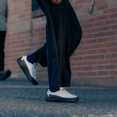 KS Mino Dames Sneakers Suede Silver Birch/Black