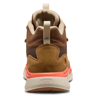 Leiki Mid Leather Dames Wandelschoenen Chipmunk/Birch