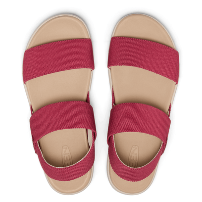 Elle Backstrap Dames Sandalen Garnet/Birch