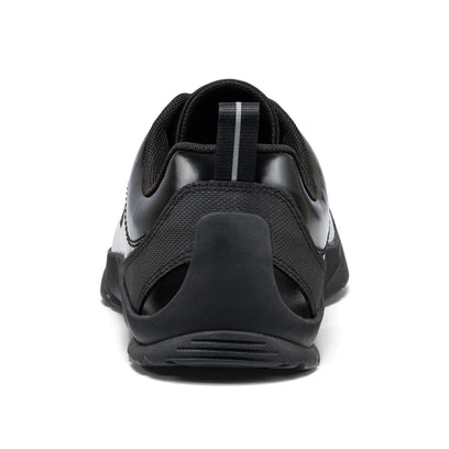 Jasper Heren Sneakers Leer Perseid Black