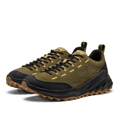 Jasper Zionic Heren Sneakers Suede Dark Olive/Khaki