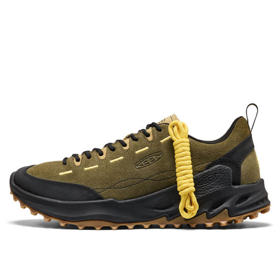 Jasper Zionic Heren Sneakers Suede Dark Olive/Khaki