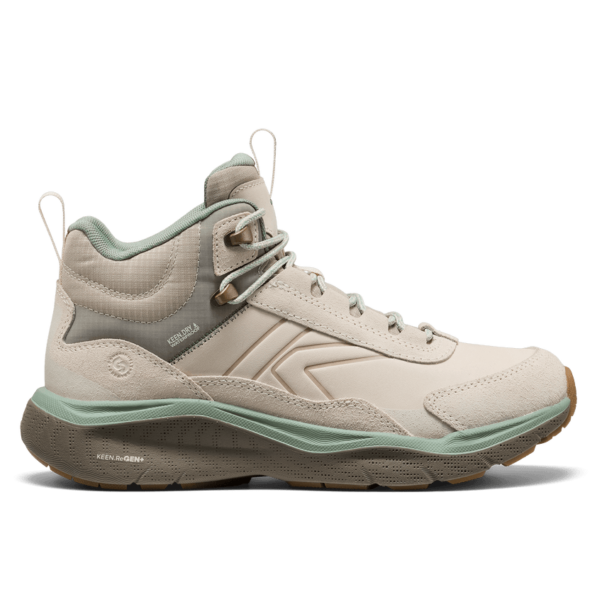 Leiki Mid Leather Dames Wandelschoenen Birch/Lily Pad