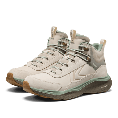 Leiki Mid Leather Dames Wandelschoenen Birch/Lily Pad