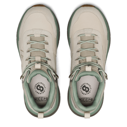 Leiki Mid Leather Dames Wandelschoenen Birch/Lily Pad