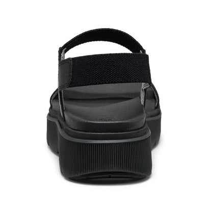 Elle Mila Backstrap Dames Sandalen Black/Black