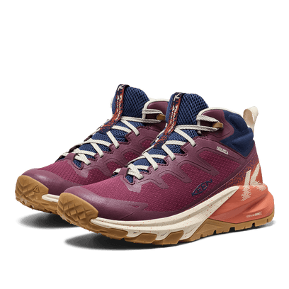Targhee Apex Mid Dames Wandelschoenen Fig/Burnt Brick