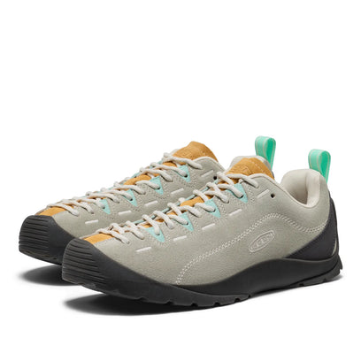 Jasper Dames Sneakers Suede Abbey Stone/Oak Buff