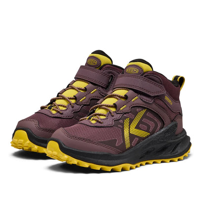 Zionic Mid Younger Kids Wandelschoenen Huckleberry/Mango Mint