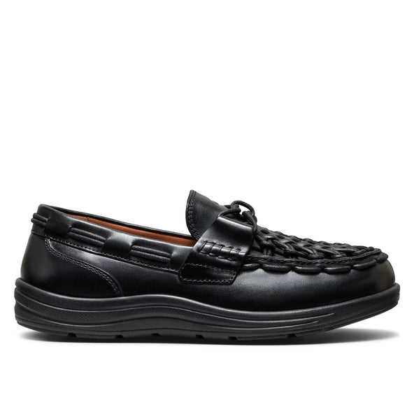 Uneek Loafer Dames Leer Black