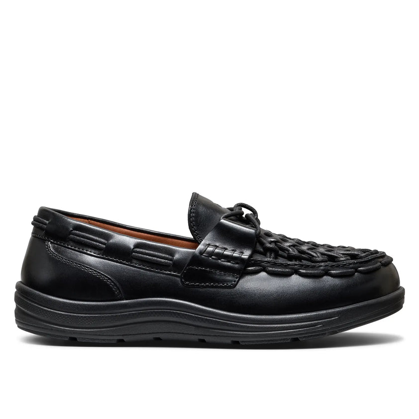 Uneek Loafer Dames Leer Black