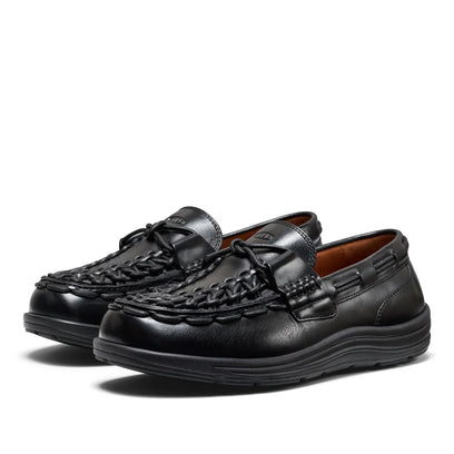 Uneek Loafer Dames Leer Black