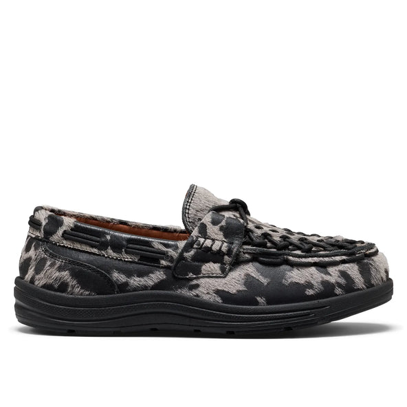 Uneek Loafer Dames Nocturnal Cow Black