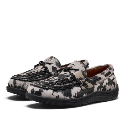 Uneek Loafer Dames Nocturnal Cow Black