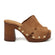 Elena Suede Dames Clogs Cuoio