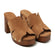 Elena Suede Dames Clogs Cuoio