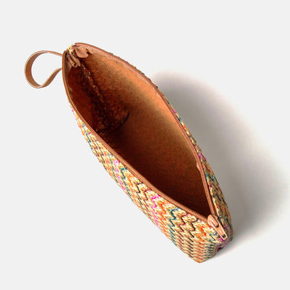 Elba Raffia Tasje Medium Multi