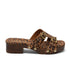 Aria Dames Clogs Suede Leopard
