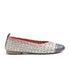 Brisa Dames Ballerina’s Leer Silver
