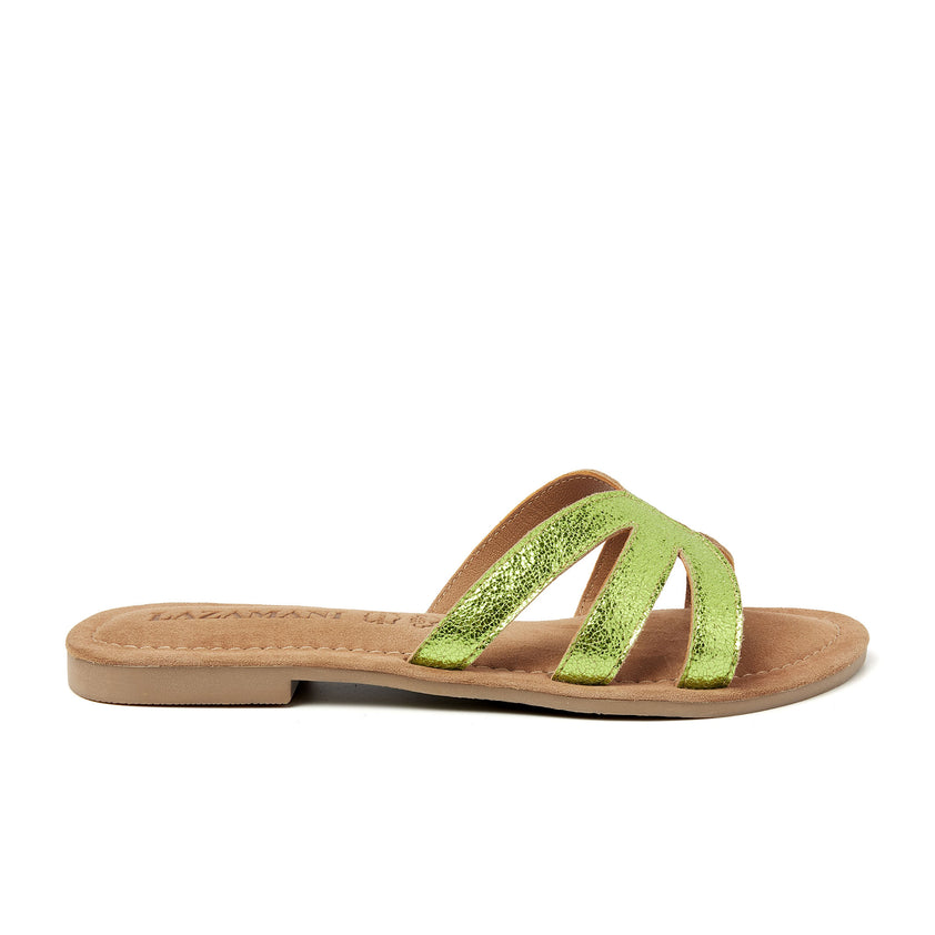 Nina Leren Dames Slippers Green