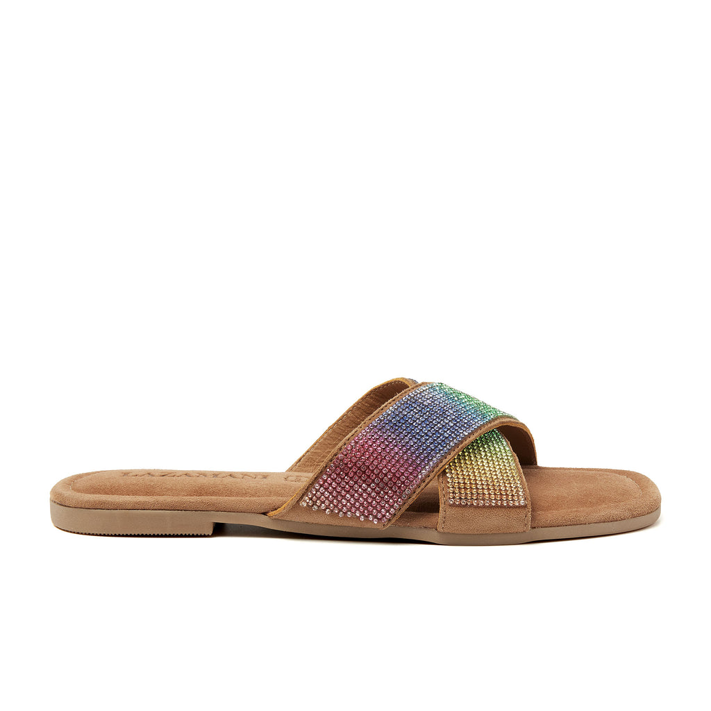 Lexi Suede Dames Slippers Multi