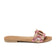 Mona Leren Dames Slippers Rose