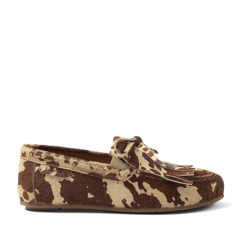 Billy Dames Mocassins Leer Cow