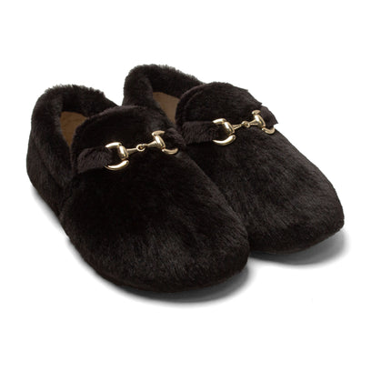 Floor Dames Pantoffels Black
