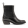 An Dames Enkellaarsjes Leer Black