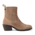 An Dames Enkellaarsjes Suede Taupe
