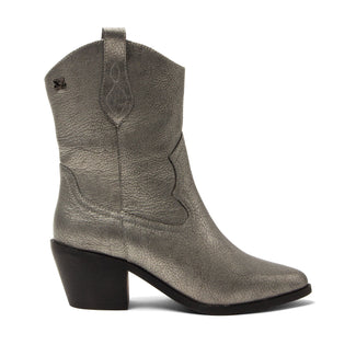 Lu Dames Cowboy Laarzen Leer Silver