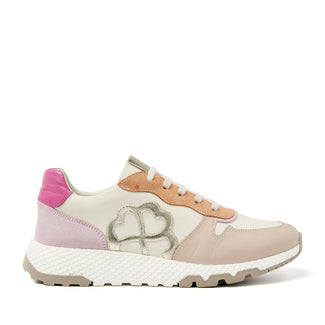 Madrid Leren Dames Sneakers Nude
