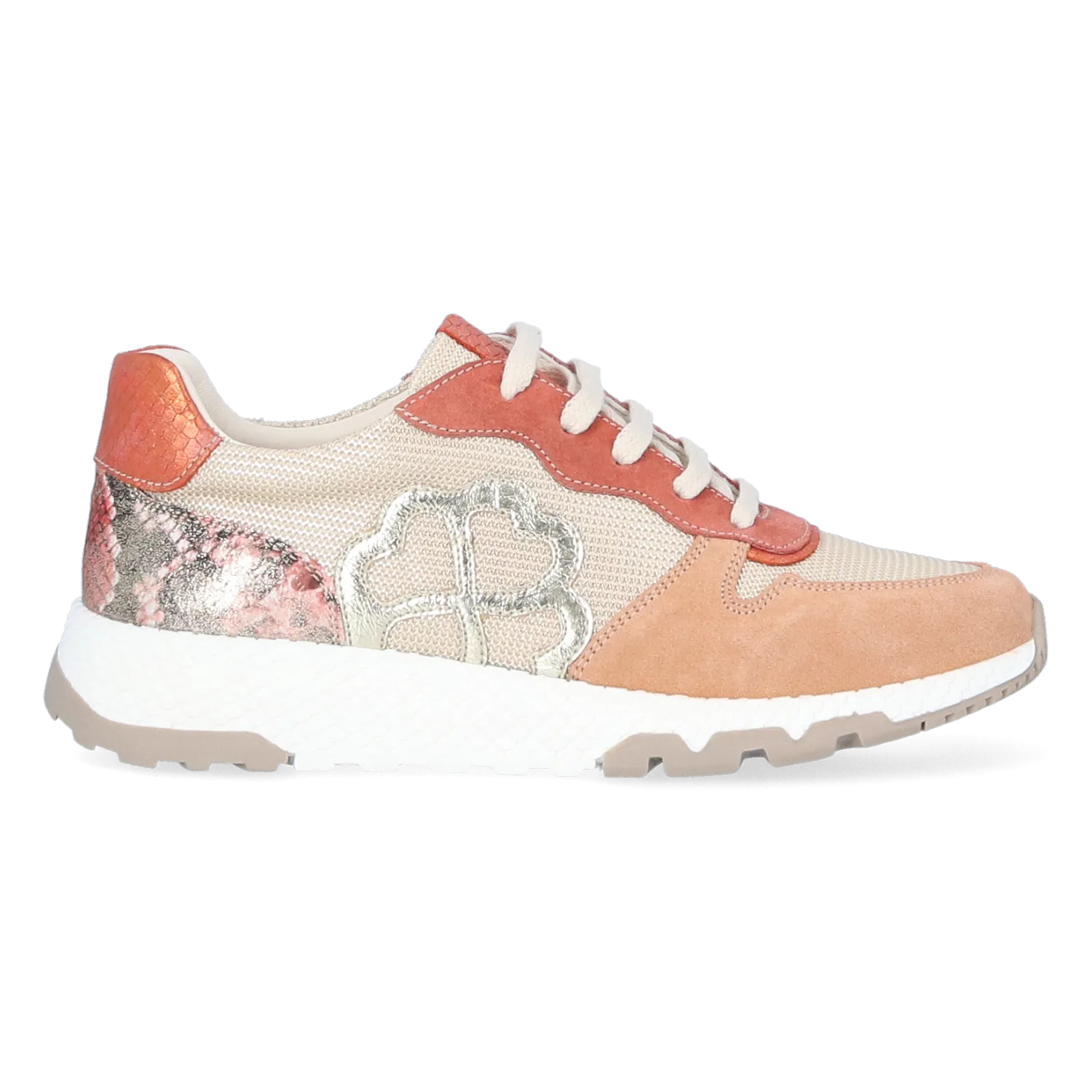 Oslo Dames Sneakers Apricot