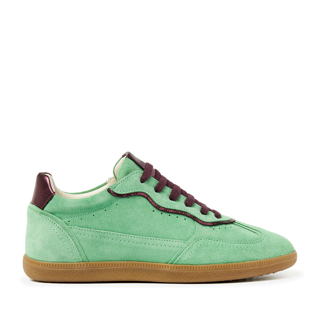 San Sebastian Suede Dames Sneakers Green