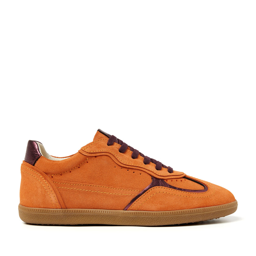 San Sebastian Suede Dames Sneakers Orange