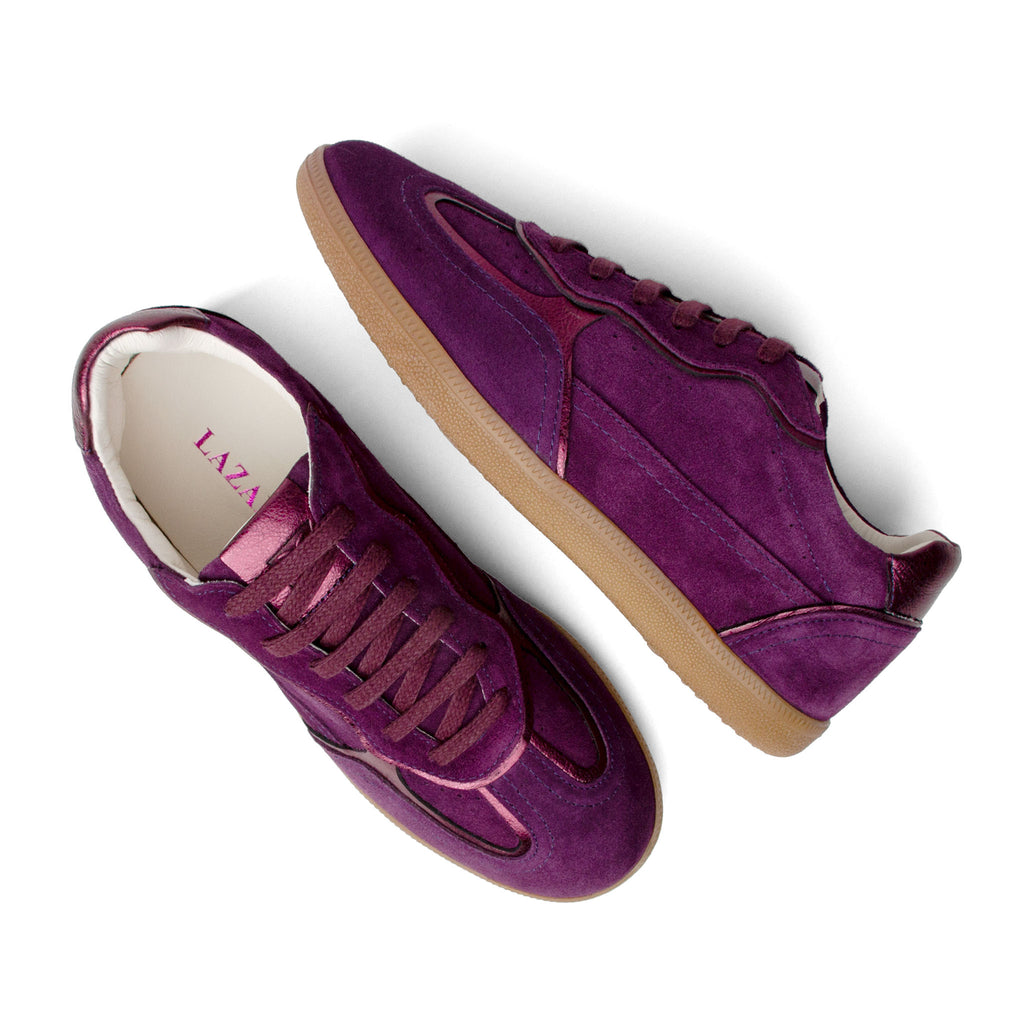 San Sebastian Suede Dames Sneakers Purple