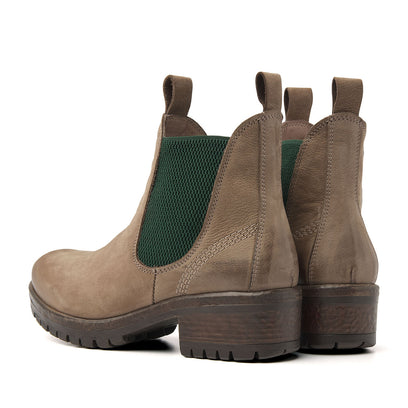 Dames Chelsea Boots 68.002 Taupe-Green