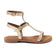 Pia Dames Sandalen Leer Gold