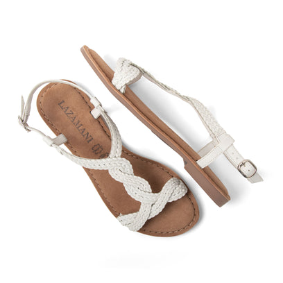 Aida Dames Sandalen Leer White