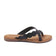 Ava Leren Dames Slippers Black