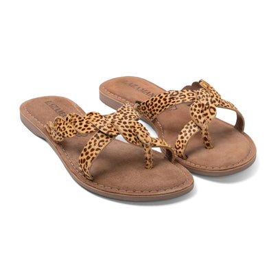 Ava Dames Slippers Leopard