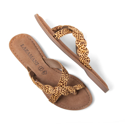 Ava Dames Slippers Leopard